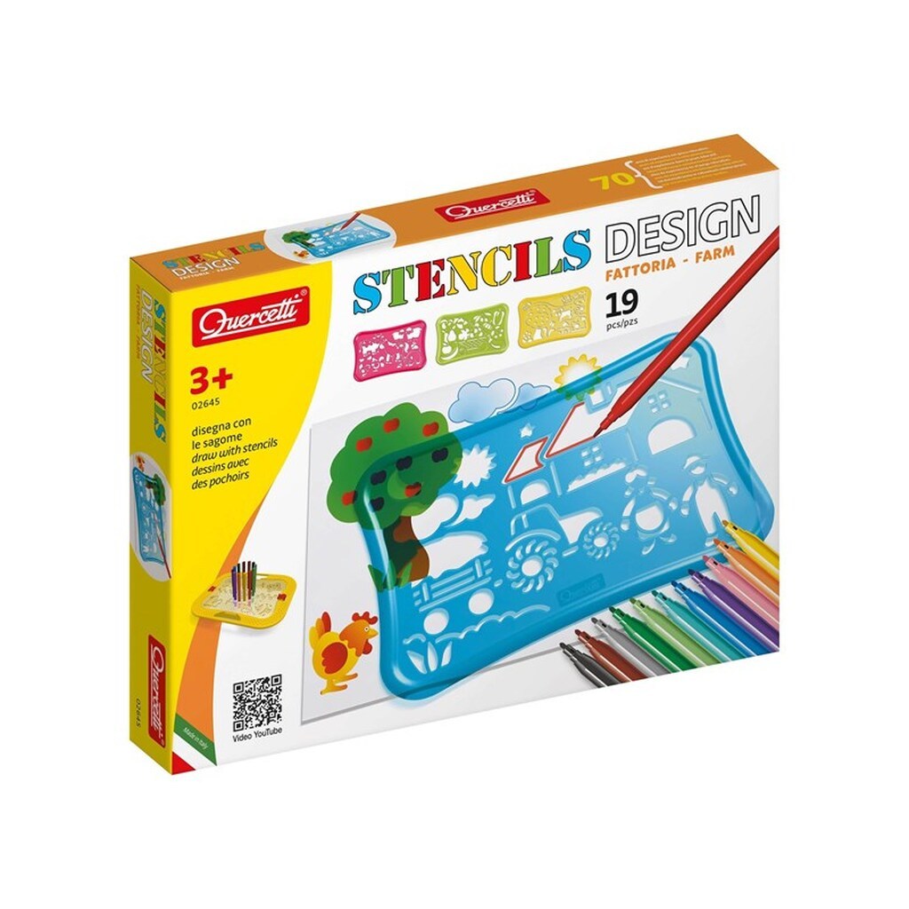 Quercetti Stencils Design Farm