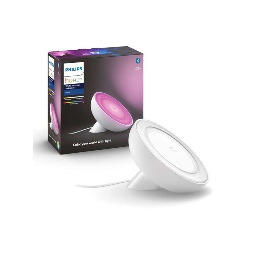 Philips Hue Bloom Transportabel Bordlampe - BT - Hvid