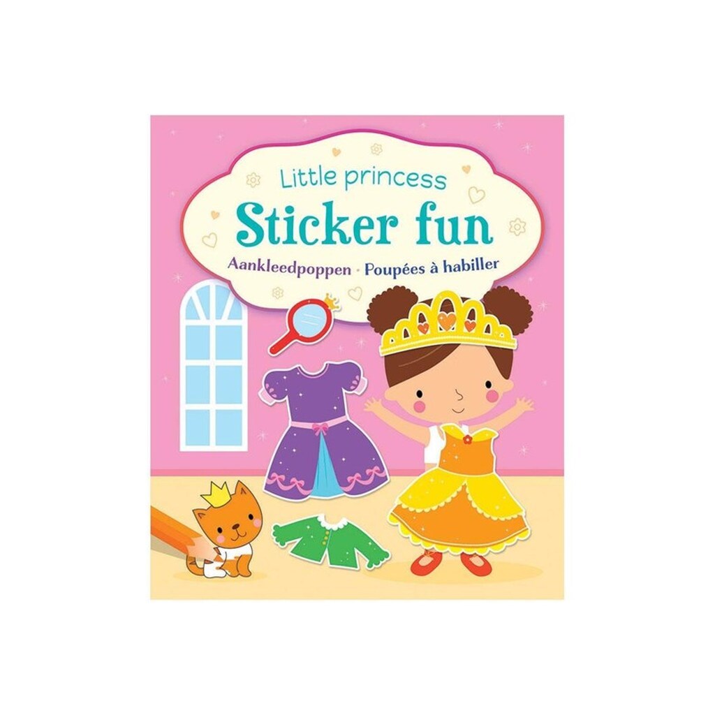 Deltas Little Princess Sticker Fun - Dress Up Dolls Sticker Book
