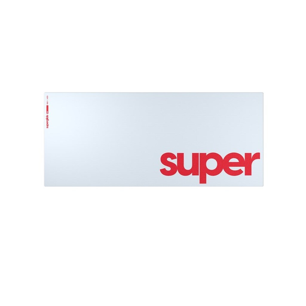 Pulsar Superglide Glas Musemåtte V2 - 2XL - Hvid