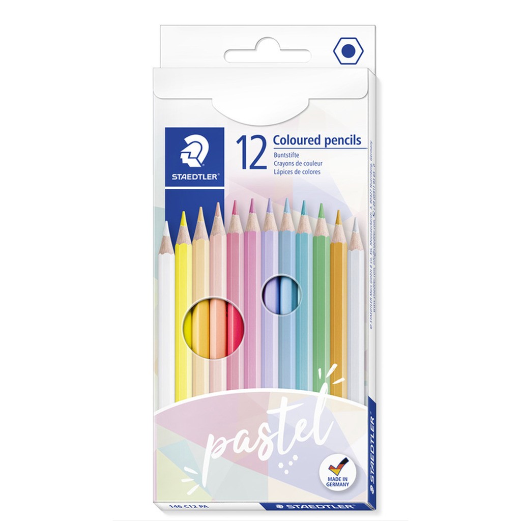 Staedtler Farveblyant 12 stk. ass. 100% PEFC