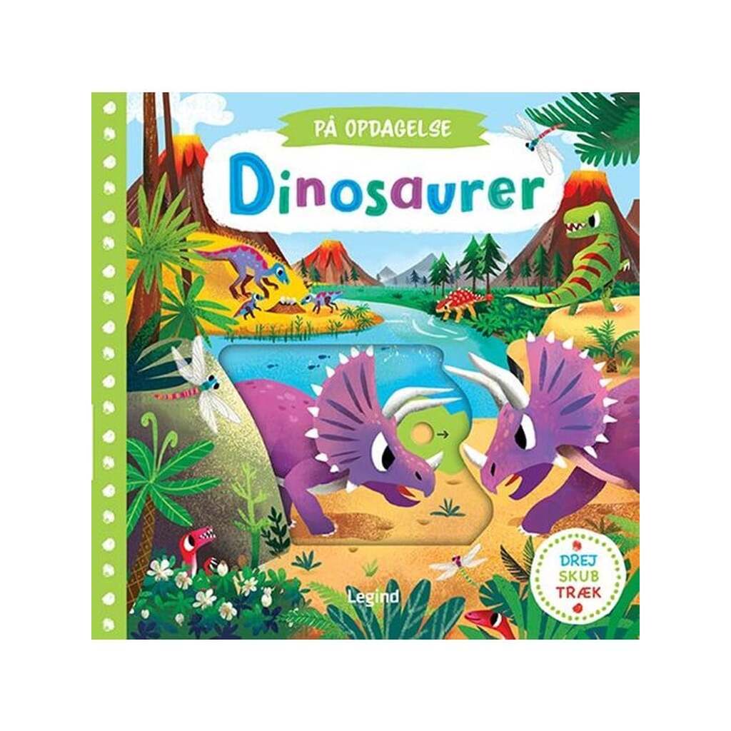 På opdagelse - Dinosaurer - Børnebog - Papbog