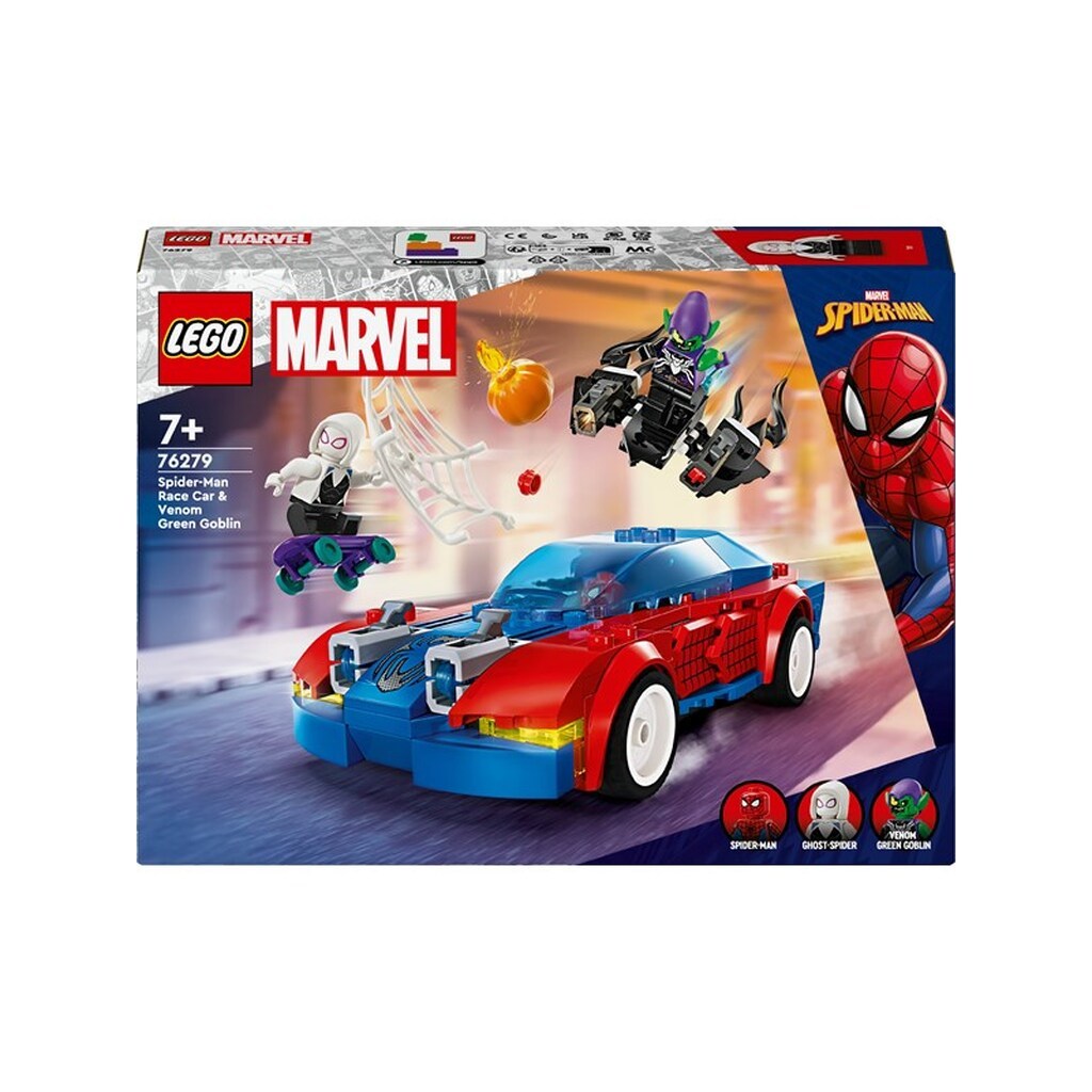 LEGO Super Heroes Marvel 76279 Spider-Mans racerbil og Venom Green Goblin