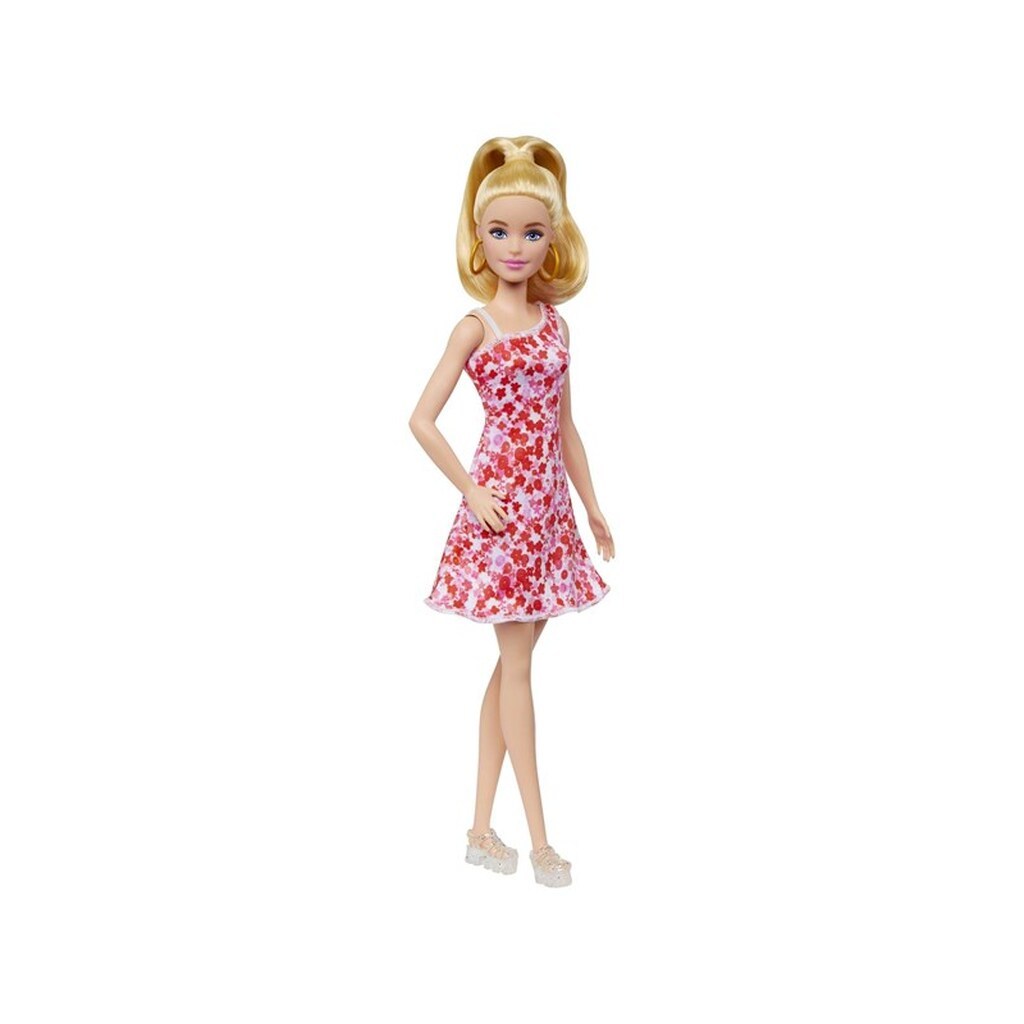 Barbie Fashionista - Pink Blomster Kjole