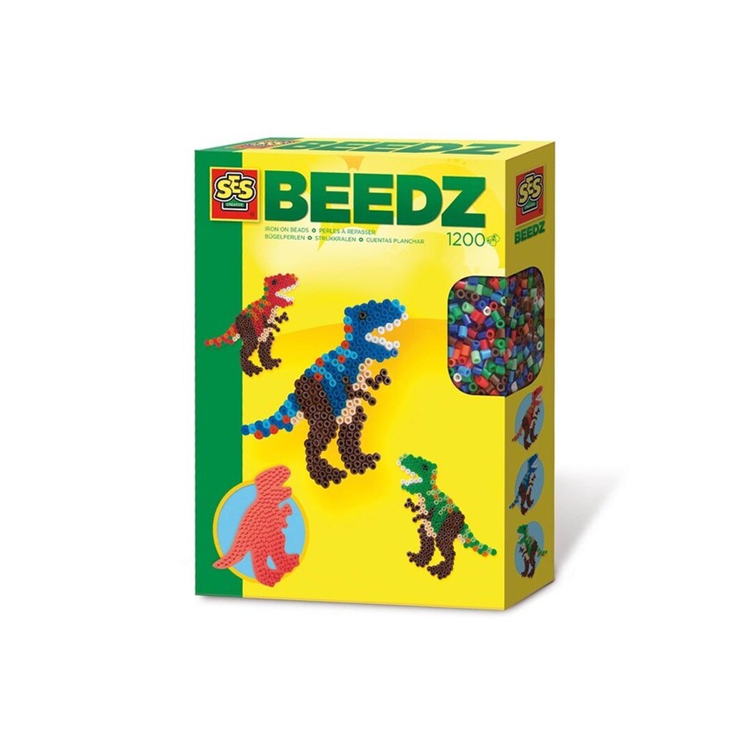 SES Creative Iron-on bead set Dinos