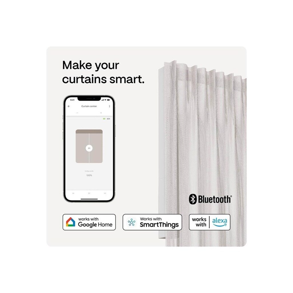 MotionBlinds Smart Curtain Rail Central opening 160cm