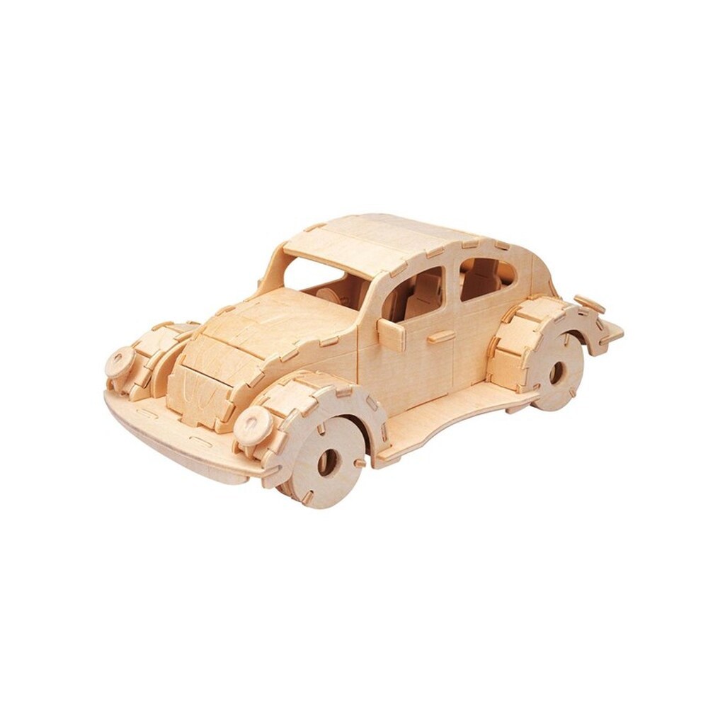 Eureka Gepetto&apos;s Workshop Wooden Construction Kit 3D - Car