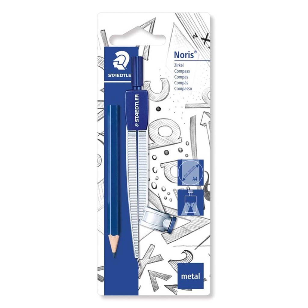Staedtler Skole Passer Med Univ. Adapter 1/Bk