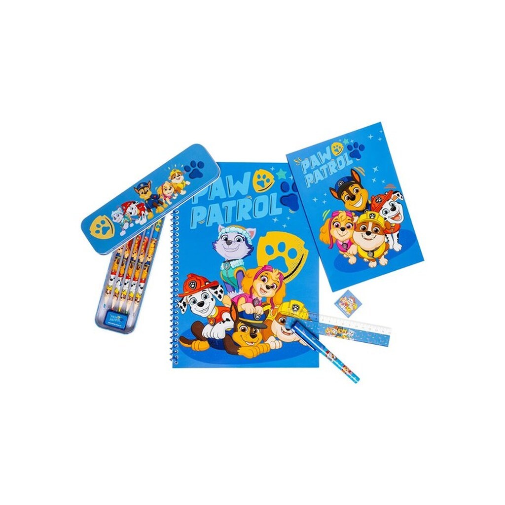Euromic Bumper set Content: tin pencil case with 4 colour pencils +1 HB pencil sharpener wire-o notebook A4 &amp; notebook A5 ball point pen ruler 15 cm eraser.