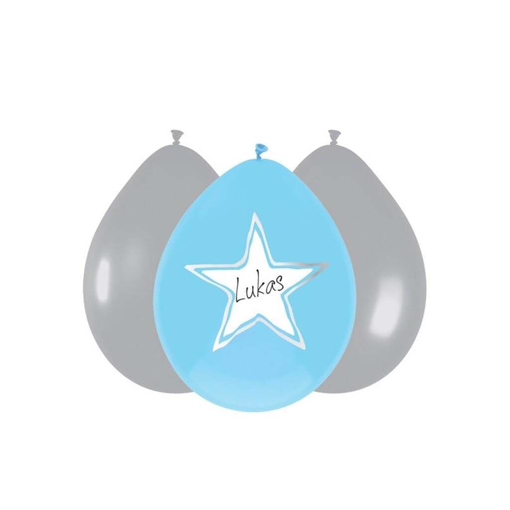 Haza Witbaard Balloons Baby Boy 6pcs.
