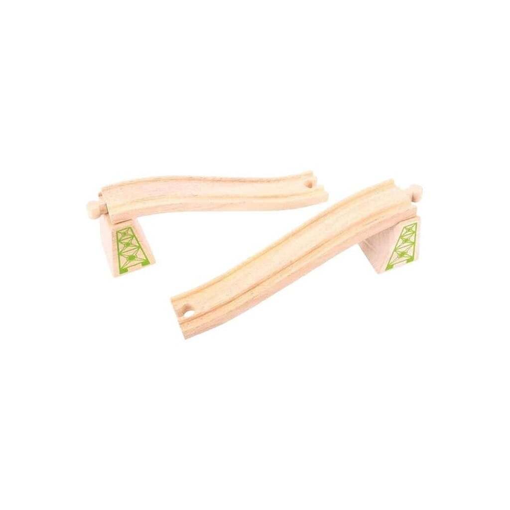 Bigjigs Wooden Rails - Ramp - 4-piece
