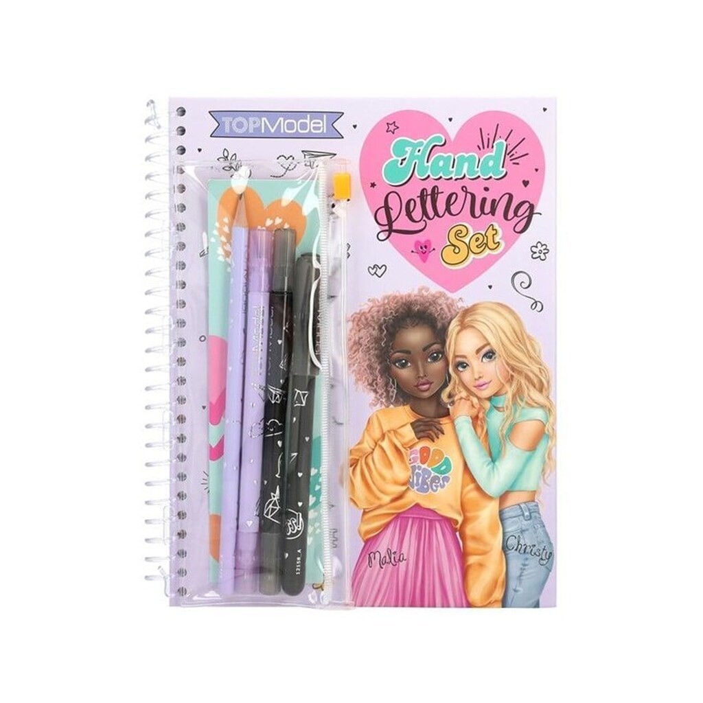 Topmodel Colouring Book Set Handlettering