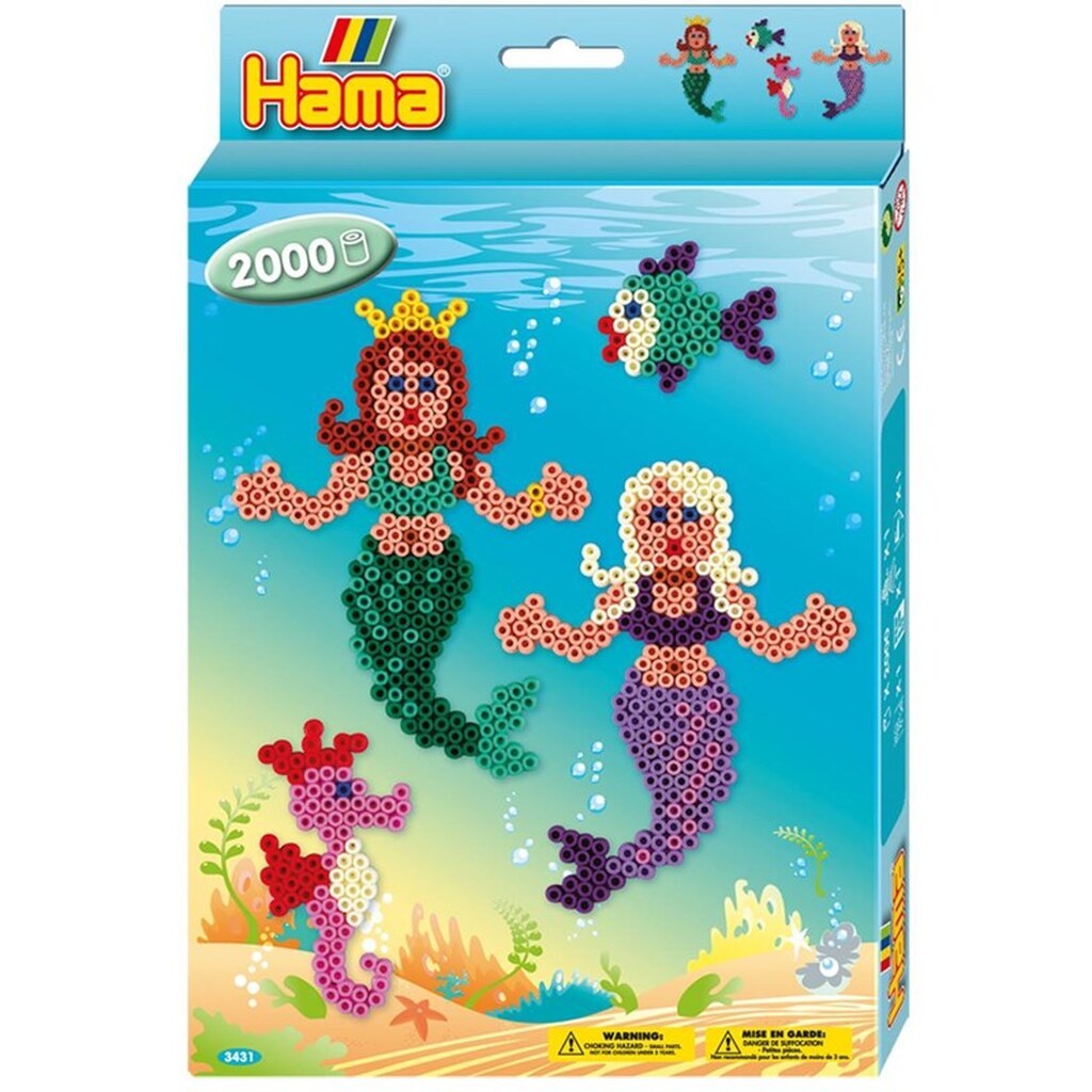 Hama Beads set - Mermaid 2000 pcs
