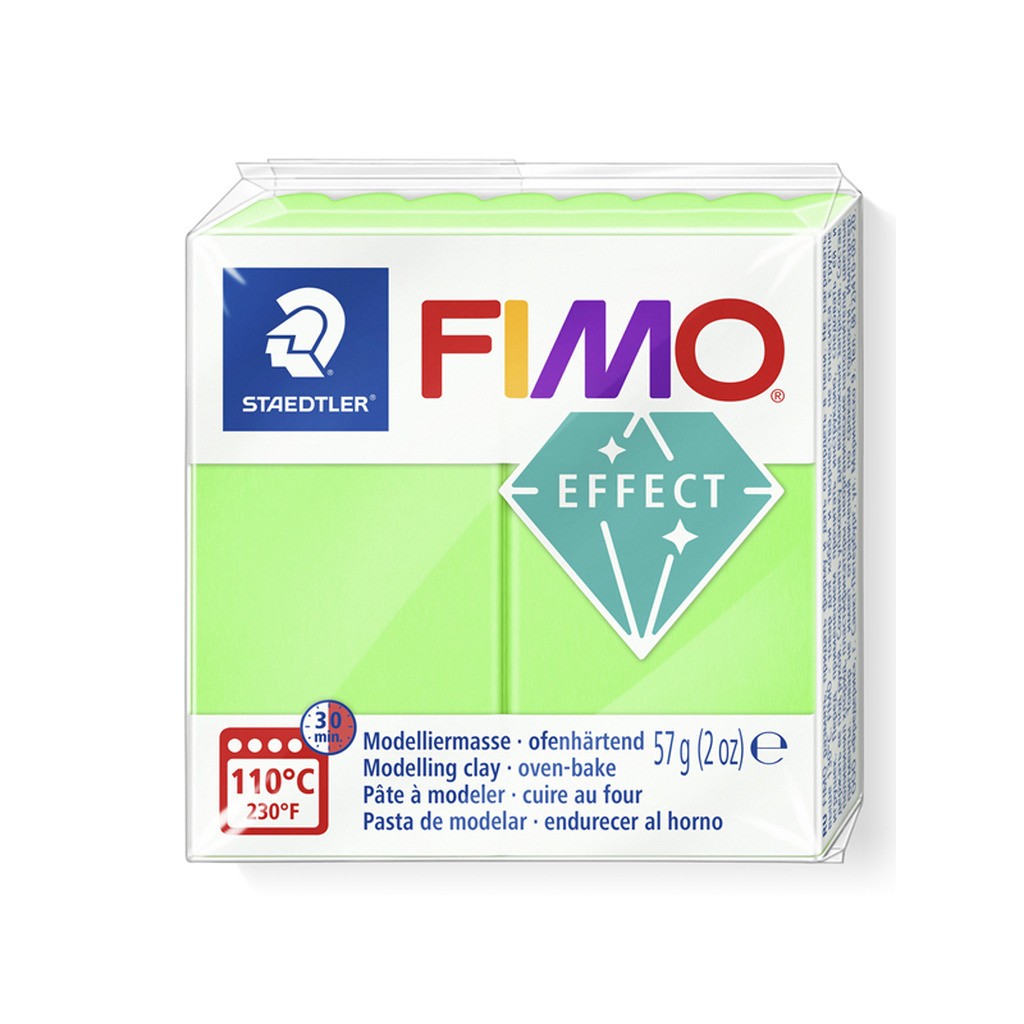 Staedtler FIMO modeller 57g. Neon Grøn