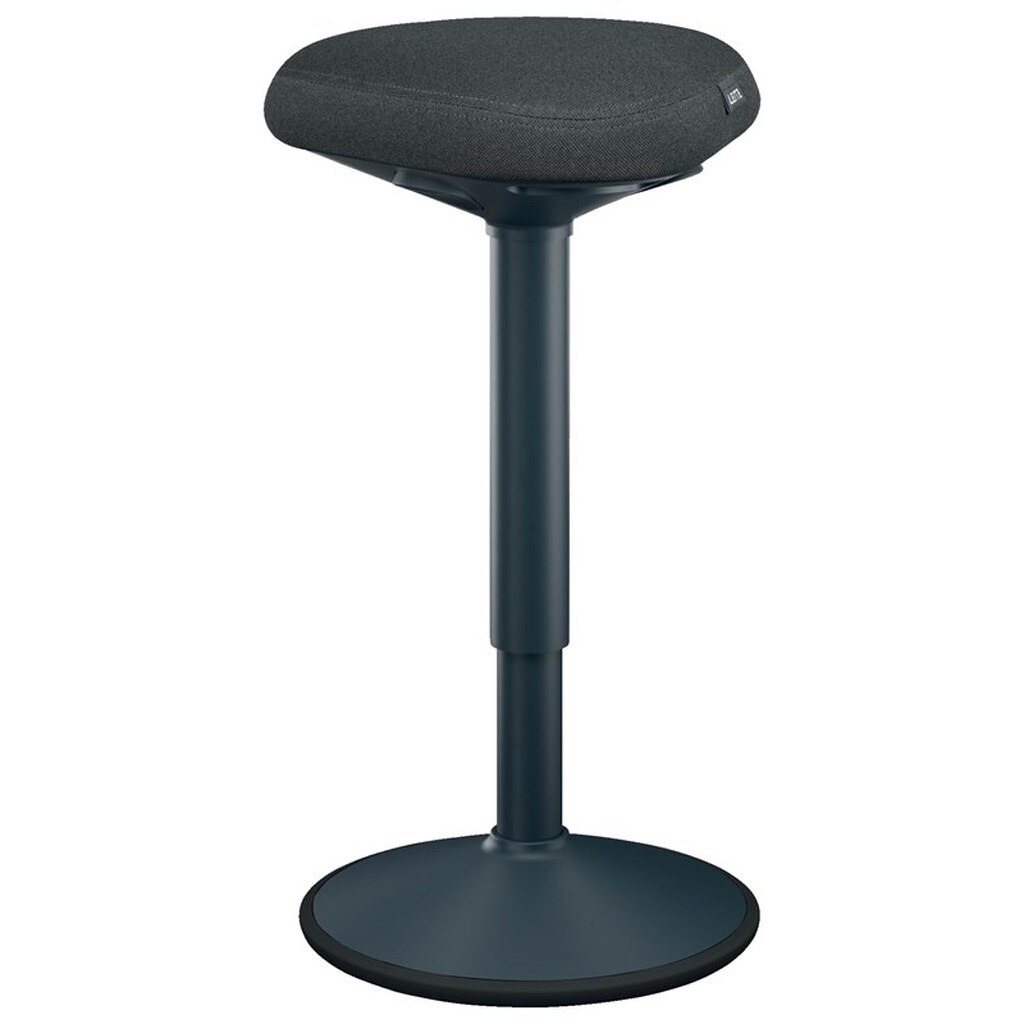 Leitz Ergo Active ståstol med komfortsæde, mørk grå Standing desk stool - 100% genanvendt stof - Op til 110 kg