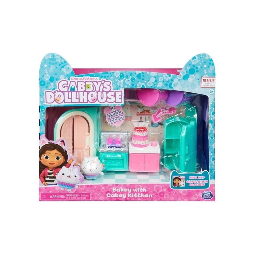 Gabby's Dollhouse Bakey with Cakey Kitchen