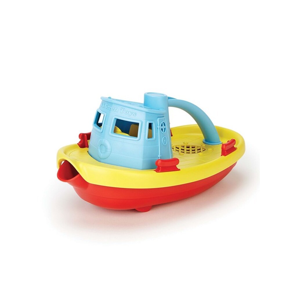 Green Toys Tugboat - Blue / Yellow