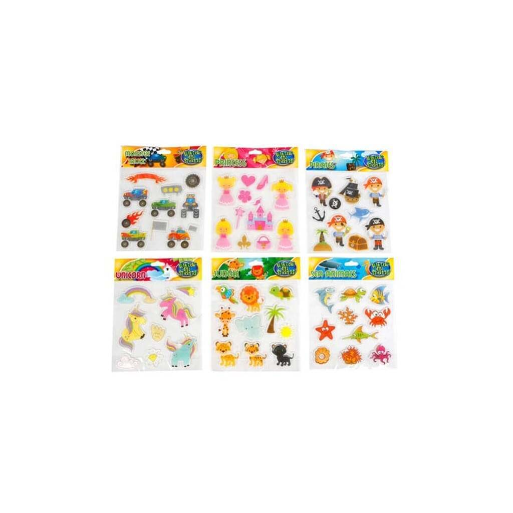 Pocket Money Gel Stickers 1 pcs - assorted