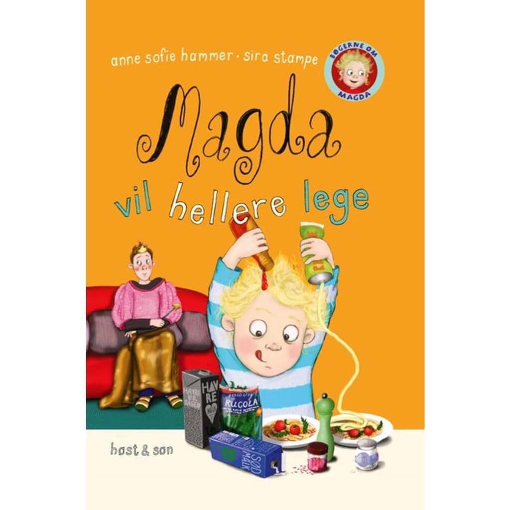 Magda vil hellere lege - Børnebog - Hardcover