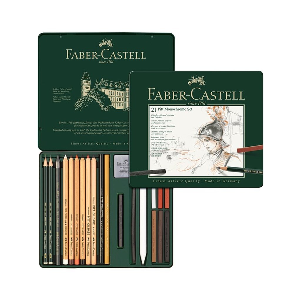 Faber-Castell Pitt monochrome graphite 21 ass