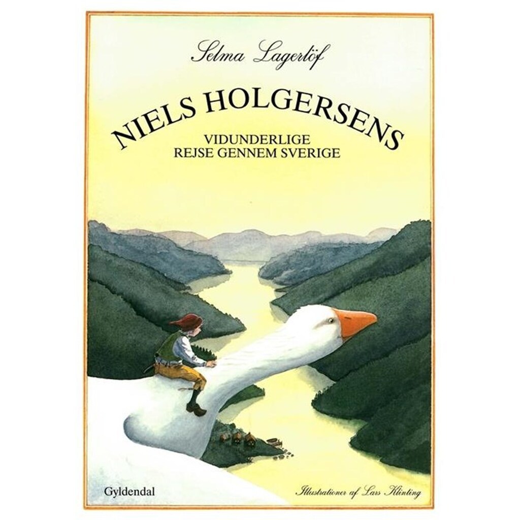 Niels Holgersens vidunderlige rejse gennem Sverige - Børnebog - Hardcover