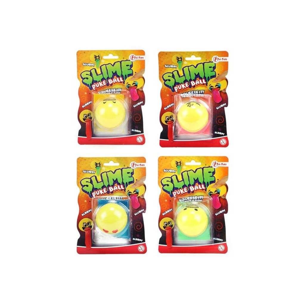 Toi-Toys Slime Vomiting Ball Smile Face (Assorted)