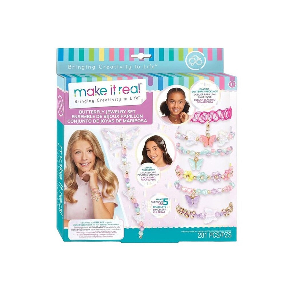 Spectron Make it Real Jewelry Making Butterflies Set