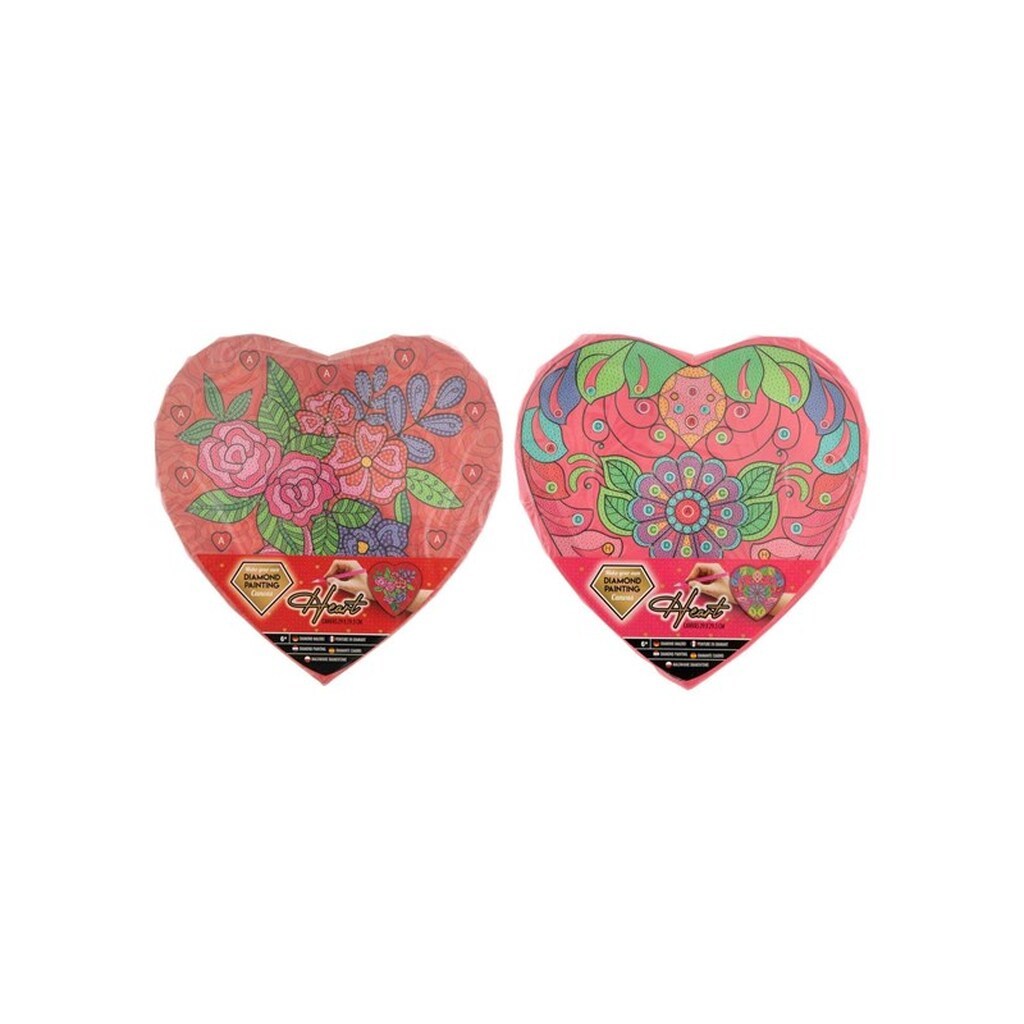 Creative Craft Group Diamond Painting Heart Canvas