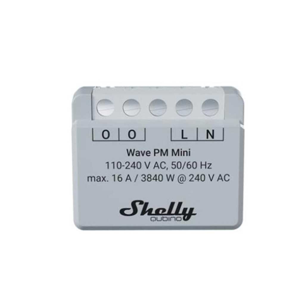 Shelly Qubino Wave PM Mini   - Z-Wave enhed med effektmåling uden relæ