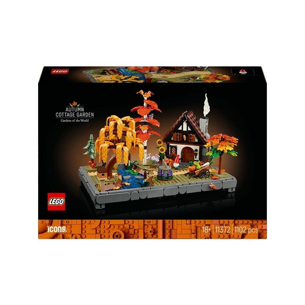 LEGO Icons 11372 Efterårshave og hytte
