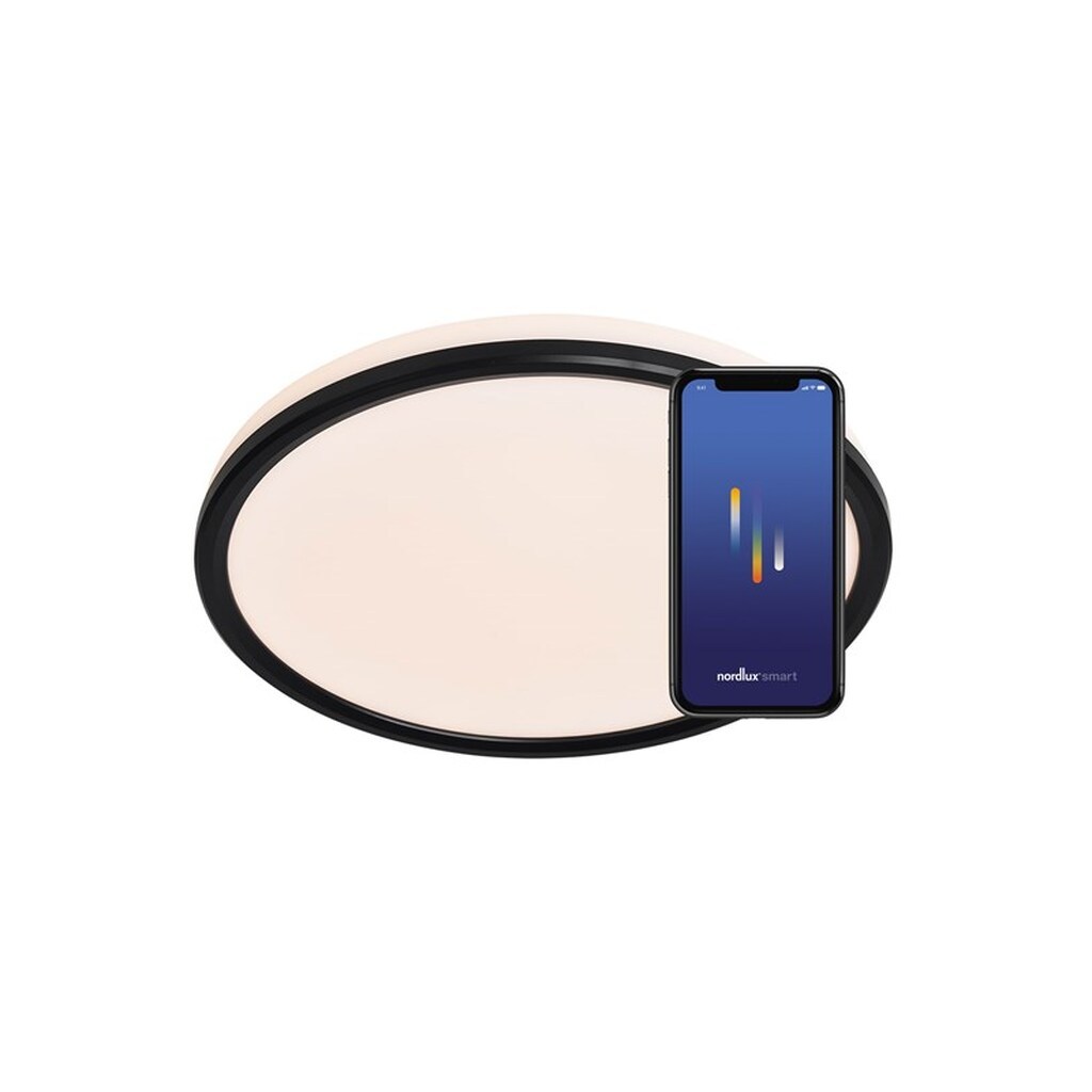 Nordlux Liva Smart Plafond 2700-6500K RGB, Sort