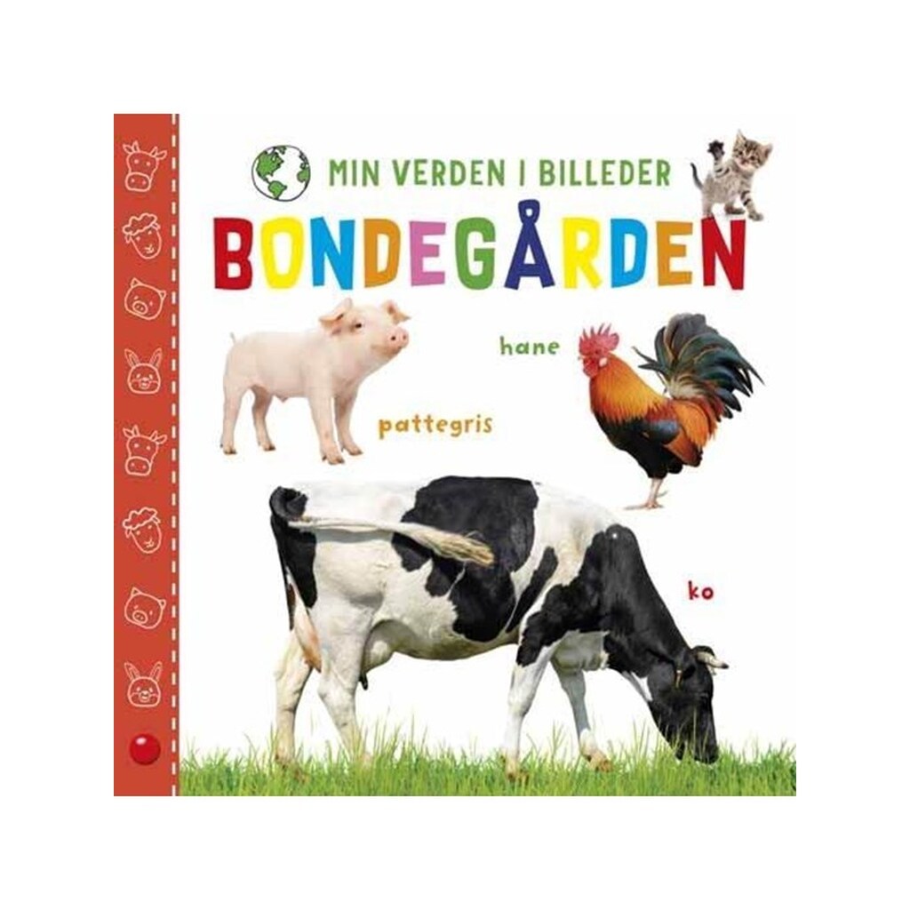Min verden i billeder: Bondegården - Børnebog - Board books