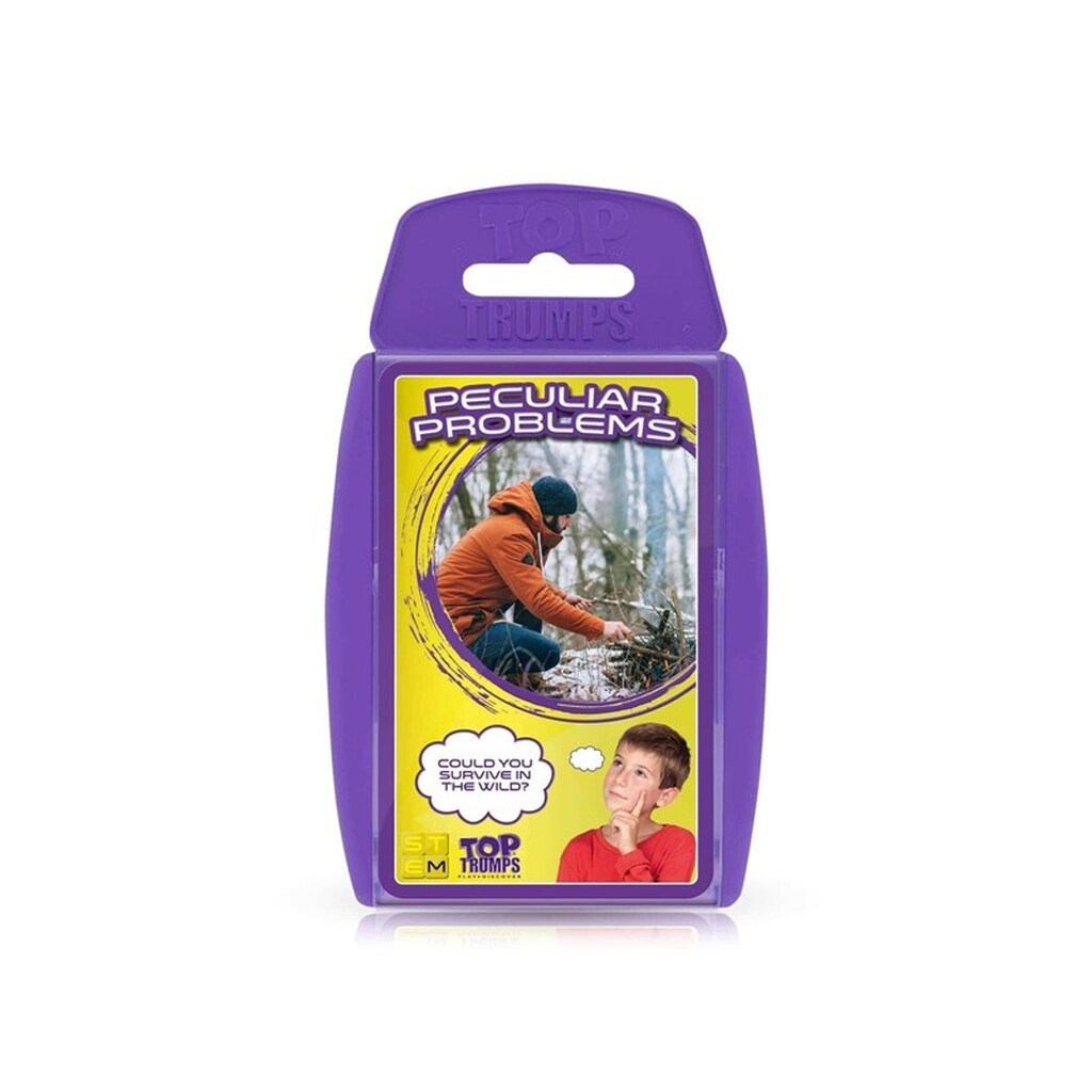 Winning Moves Peculiar Problems STEM Top Trumps Card Game (English)