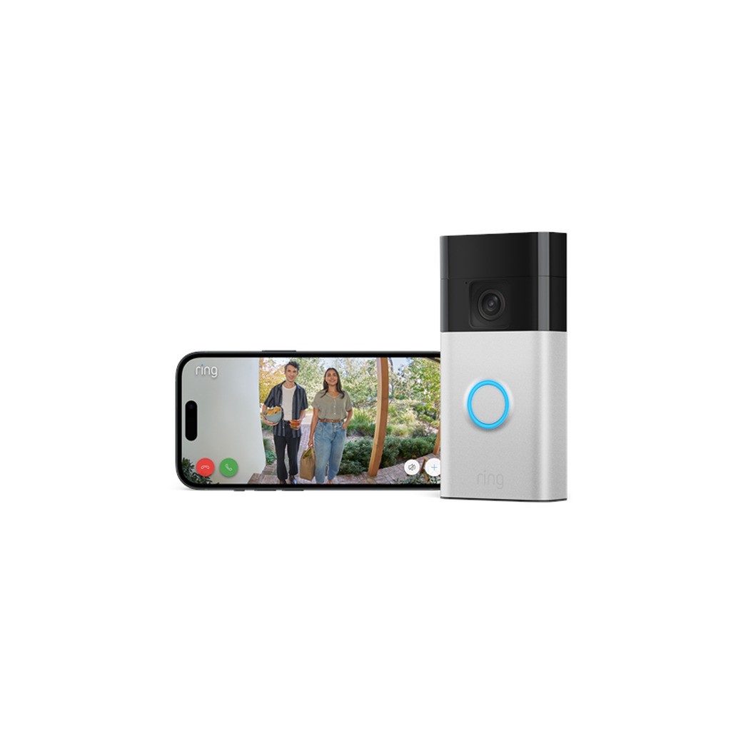 Ring Battery Video Doorbell - Satin Nickel