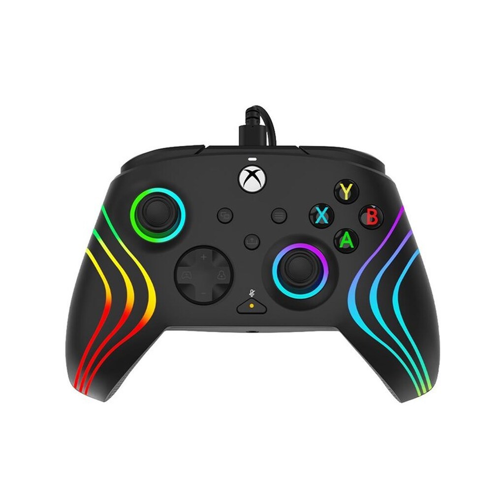PDP Afterglow Wave - Black - Wired Controller - Microsoft Xbox Series X