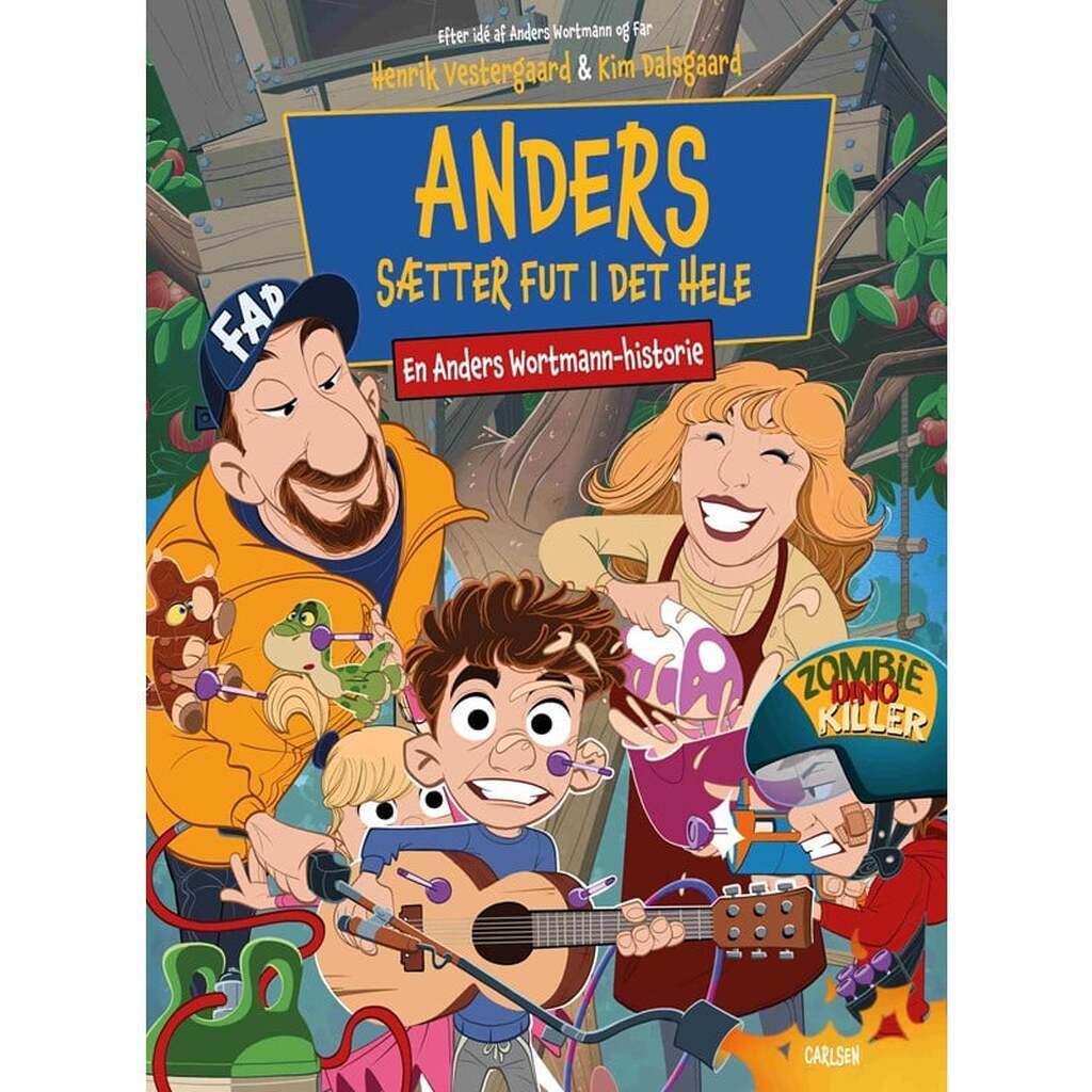 Anders sætter fut i det hele - Børnebog - Hardcover