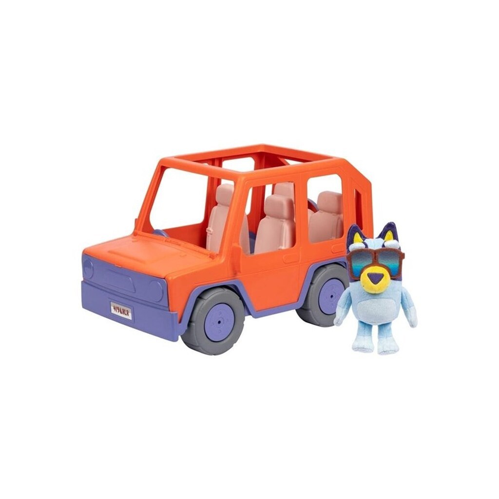 Bluey Big Heeler Car 4WD with  plush