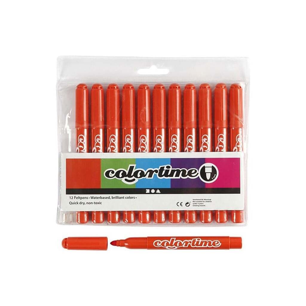 Creativ Company Dark orange Jumbo markers 12pcs.