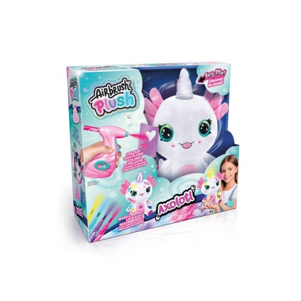 Airbrush Plush Axolotl-enhjørning