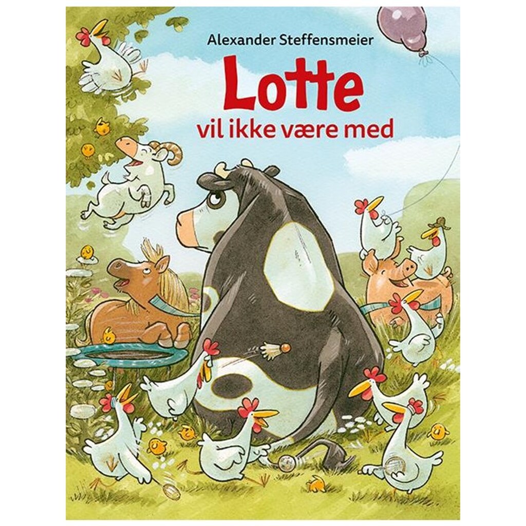 Lotte vil ikke være med - Børnebog - Hardcover