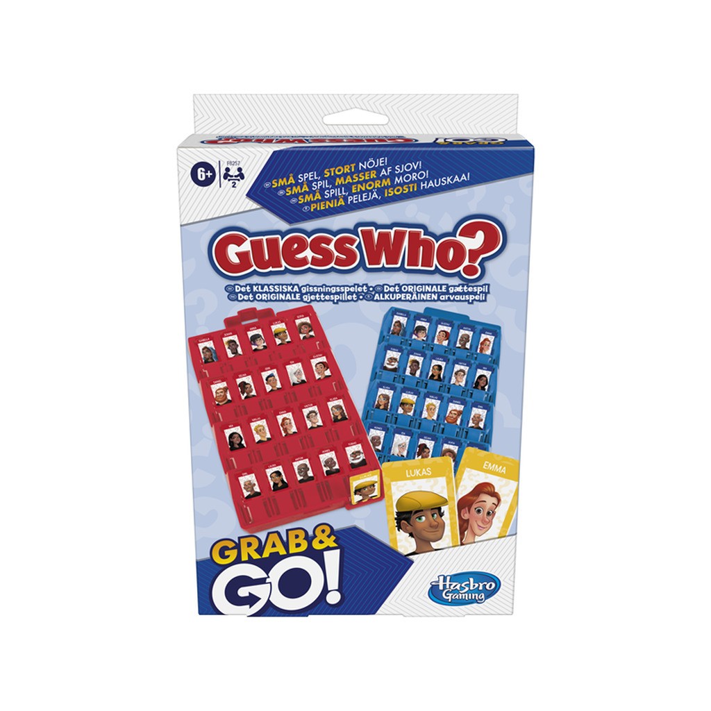 Hasbro Guess Who Grab &amp; Go DK/NO/SE/FI