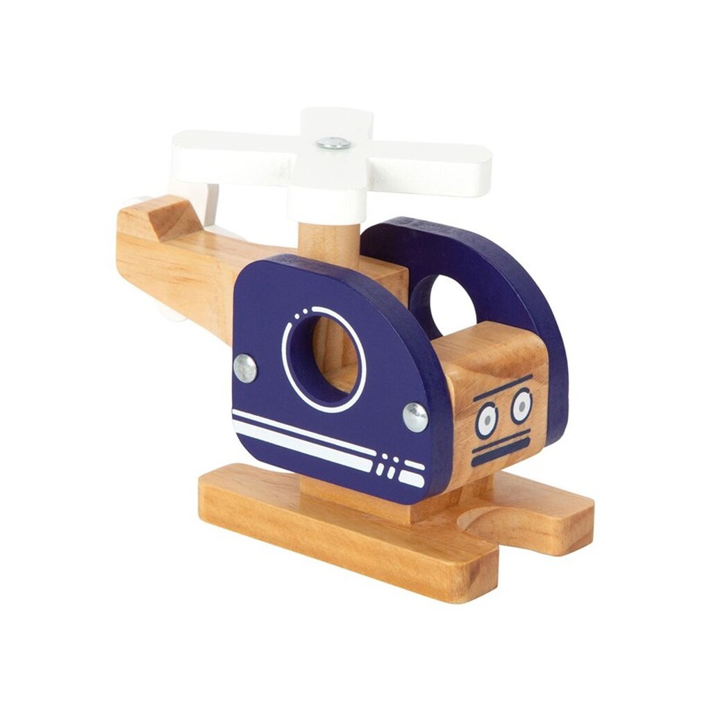 Small Foot - Wooden Helicopter Blue