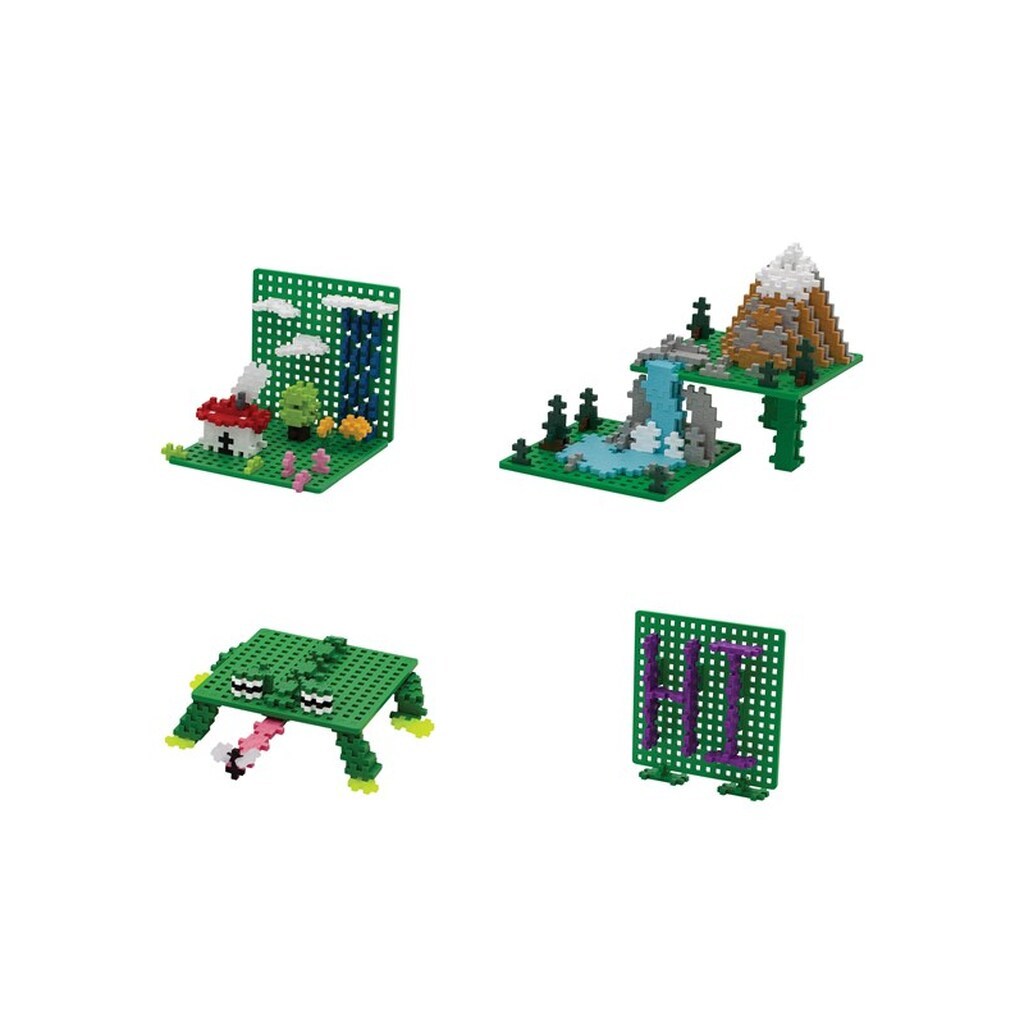 Plus-Plus Baseplate / 2 pcs green