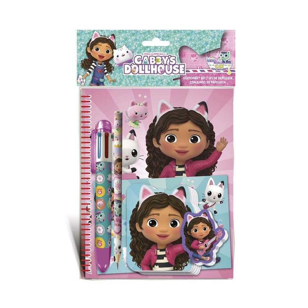Euromic Gabbys Dollhouse skrive/tegne sæt med multifarvepen
