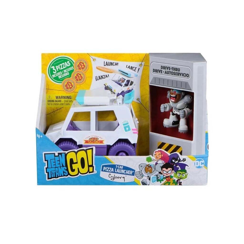 Teen Titans Go T-Car Pizza-affyrer 9 cm