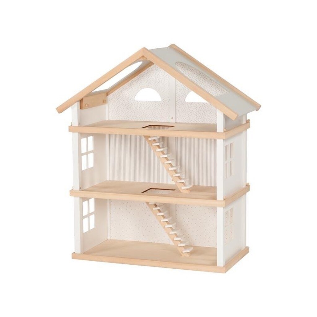 Goki Wooden Dollhouse Modern Living with 3 Floors