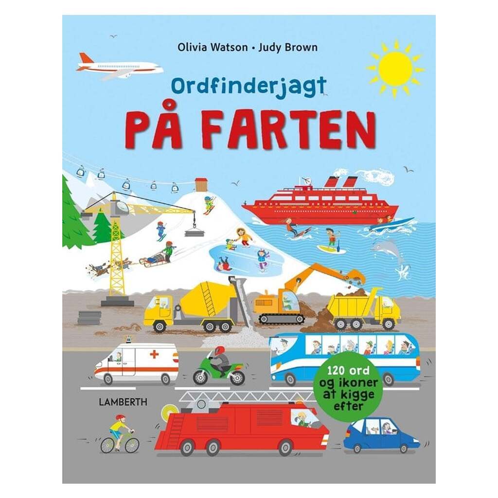 Ordfinderjagt PÅ FARTEN - Børnebog - Hardcover