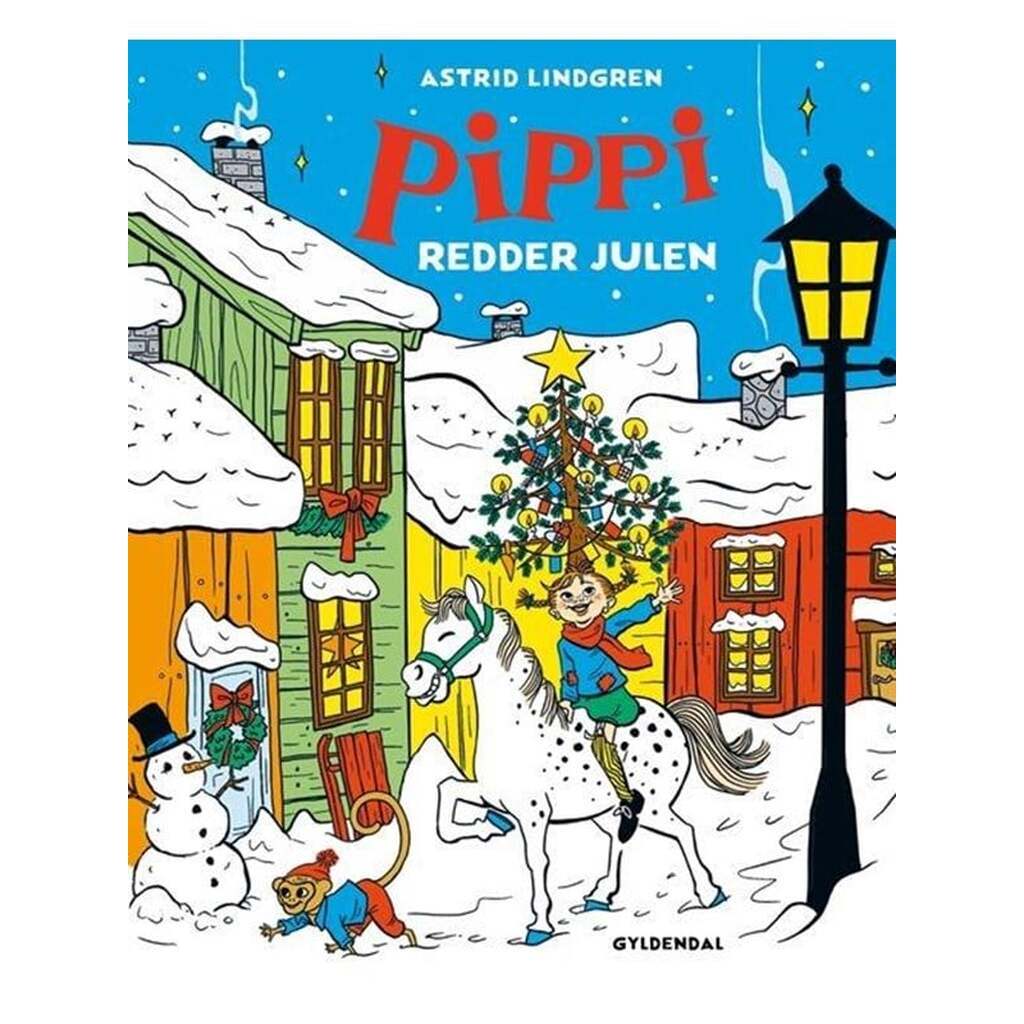 Pippi redder julen - Børnebog - Hardcover
