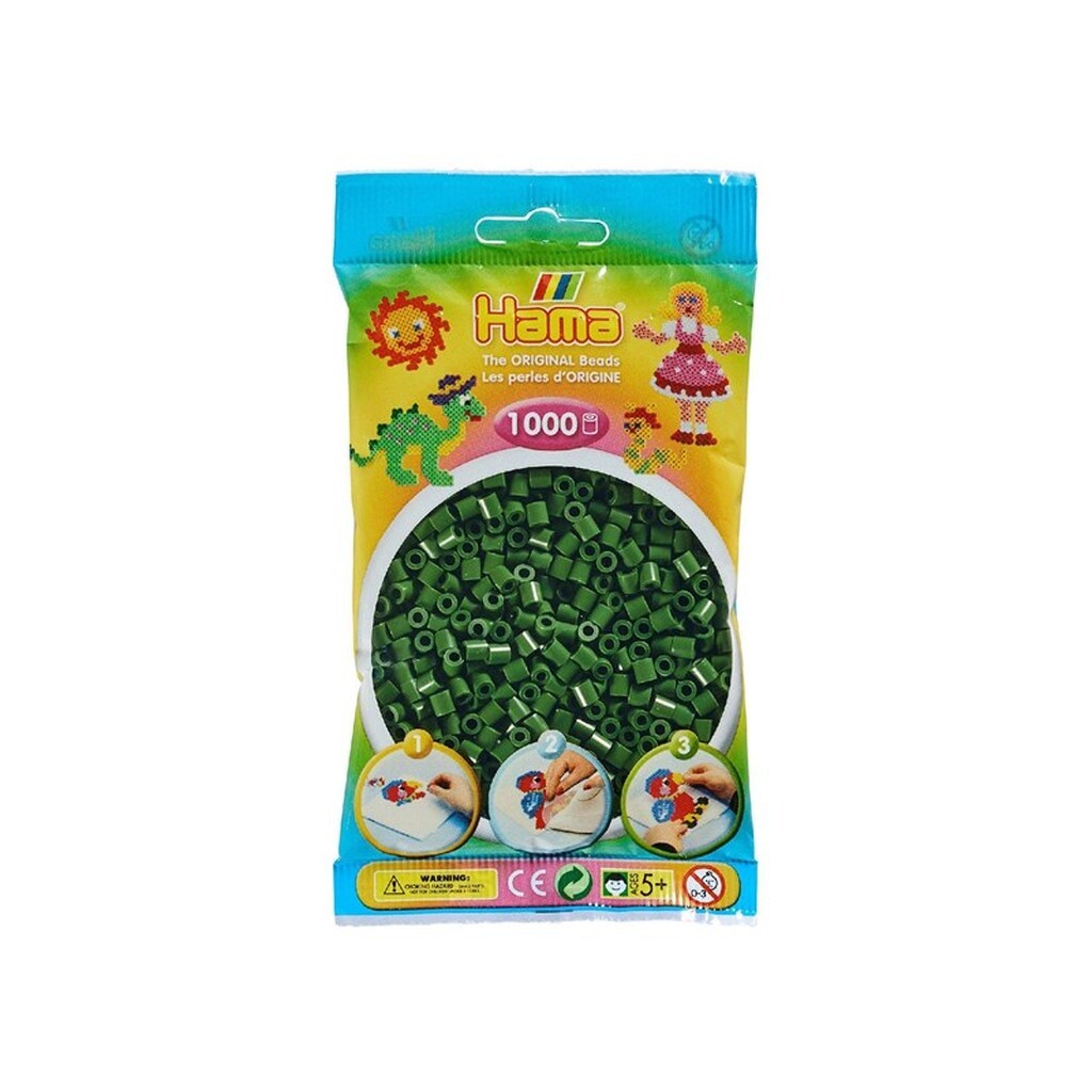 Hama Beads Forest Green 1000 pcs