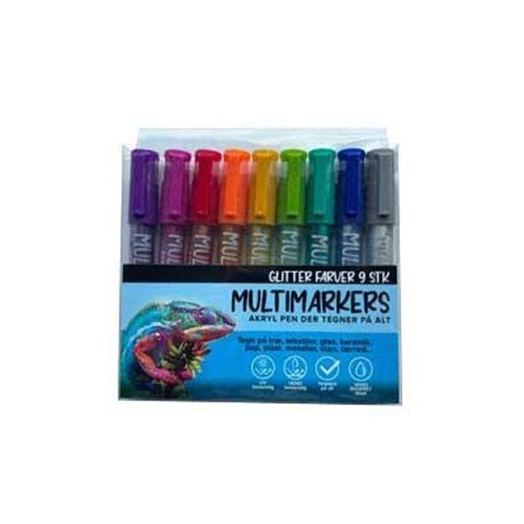 Hobby Mate Stentusser 9 stk. GLITTER